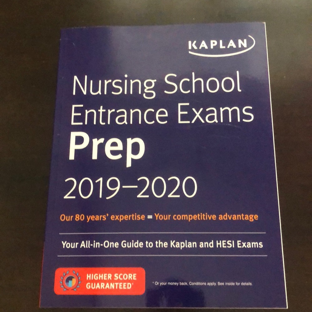 Kaplan Nursing School Entrance Exams Prep Book